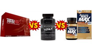 TestRx Vs Nugenix Vs Ageless Male